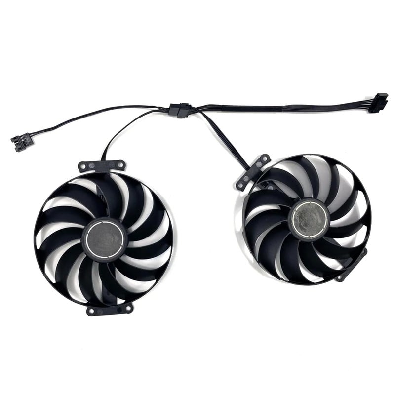 LTANDBR مروحة تبريد بطاقة الرسوميات RTX3070 3060Ti من ASUS GeForce 2PCS 95mm 7PIN T129215SU FDC10U12S9-C 12V 0.5A - Image 2